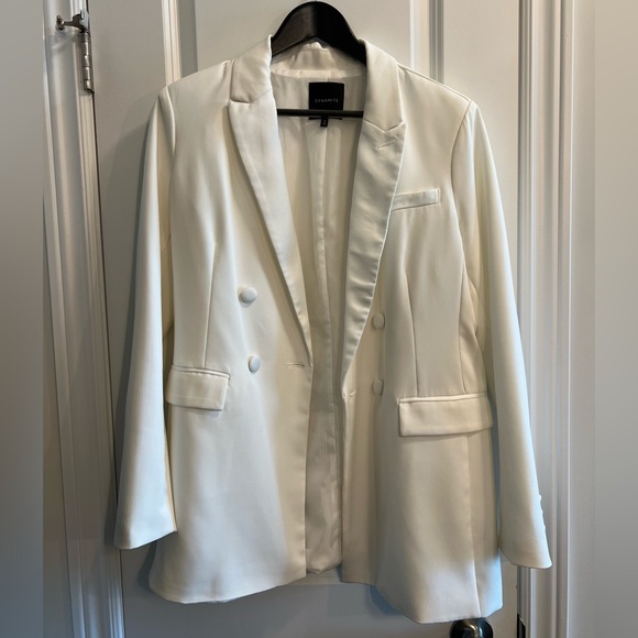 Dynamite White Blazer - Picture 1 of 5